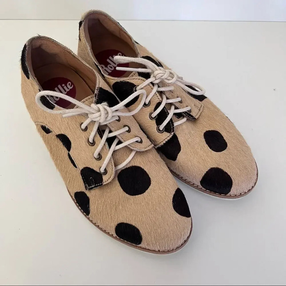 Rollie Nation Calf Hair Polka Dot Oxford - Picture 7 of 14